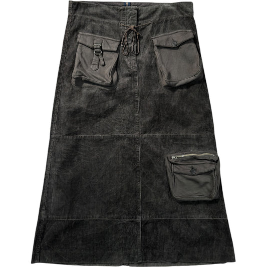 CP Company Donna 2003 Corduroy Maxi Skirt Size 12/14