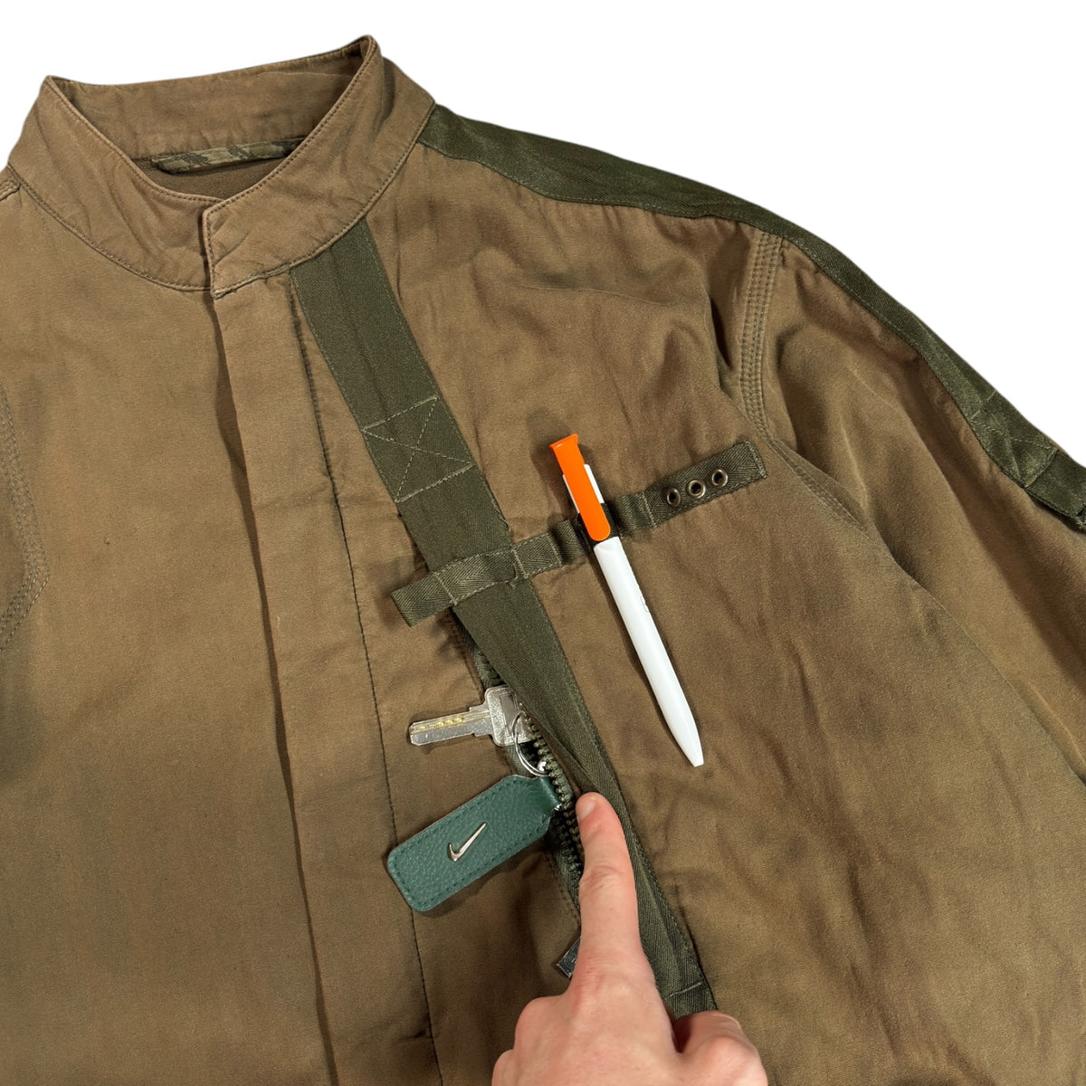 Maharishi 00's Dual Zip Military Cotton Jacket L