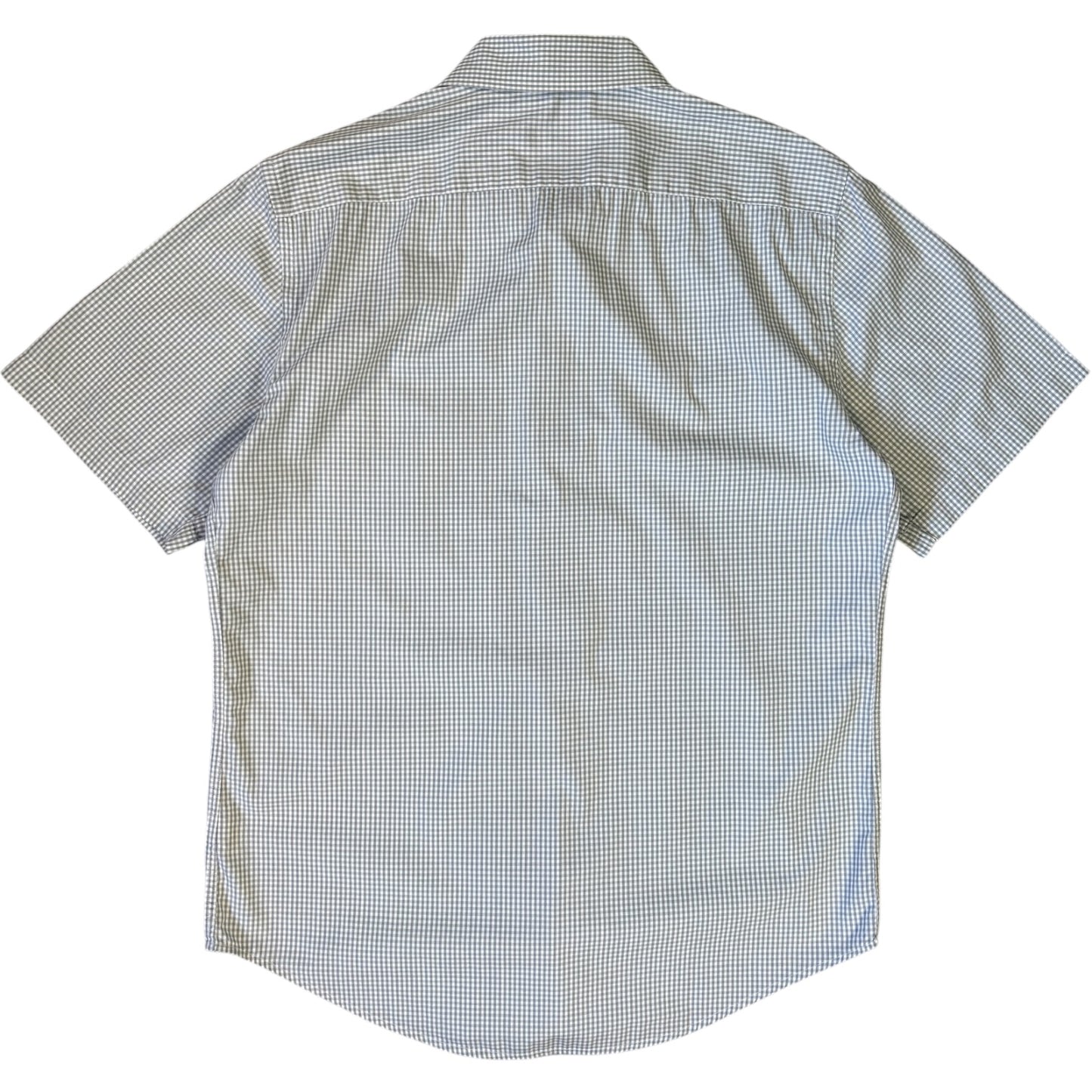 Armani Jeans 00’s Checkered Short Sleeve Shirt L