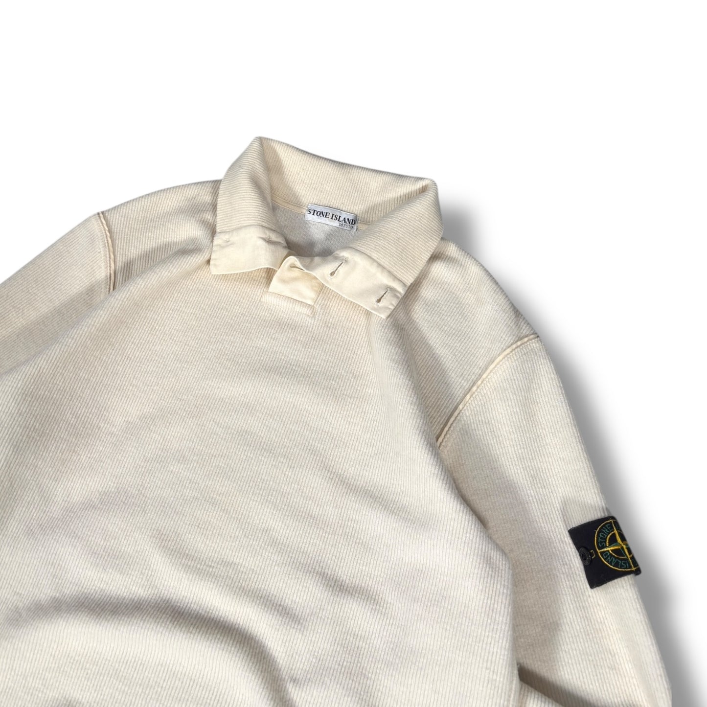 Stone Island AW02 Funnel Neck Pull Over Knit Jumper Large