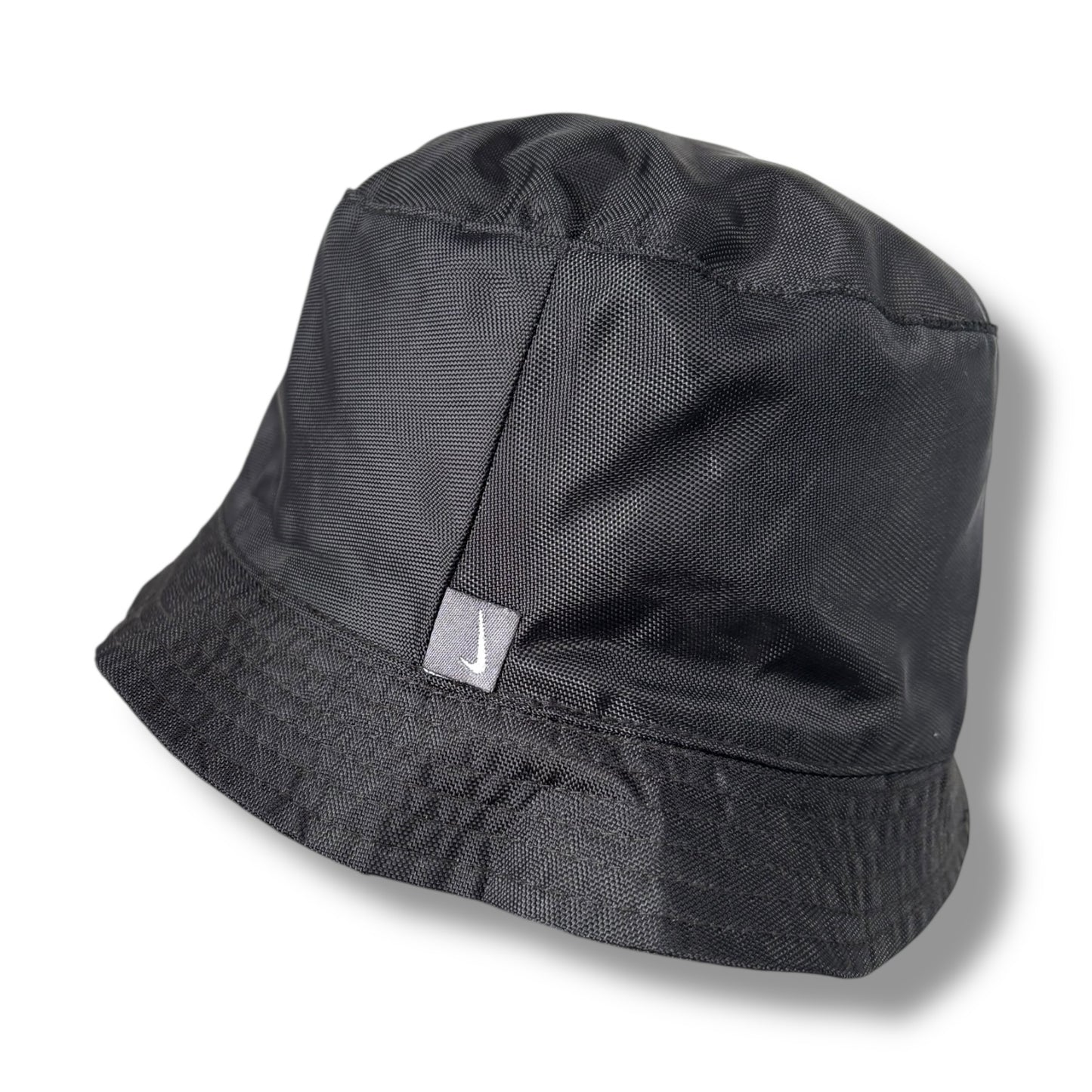 Nike 00’s Black Metal Swoosh Bucket Hat