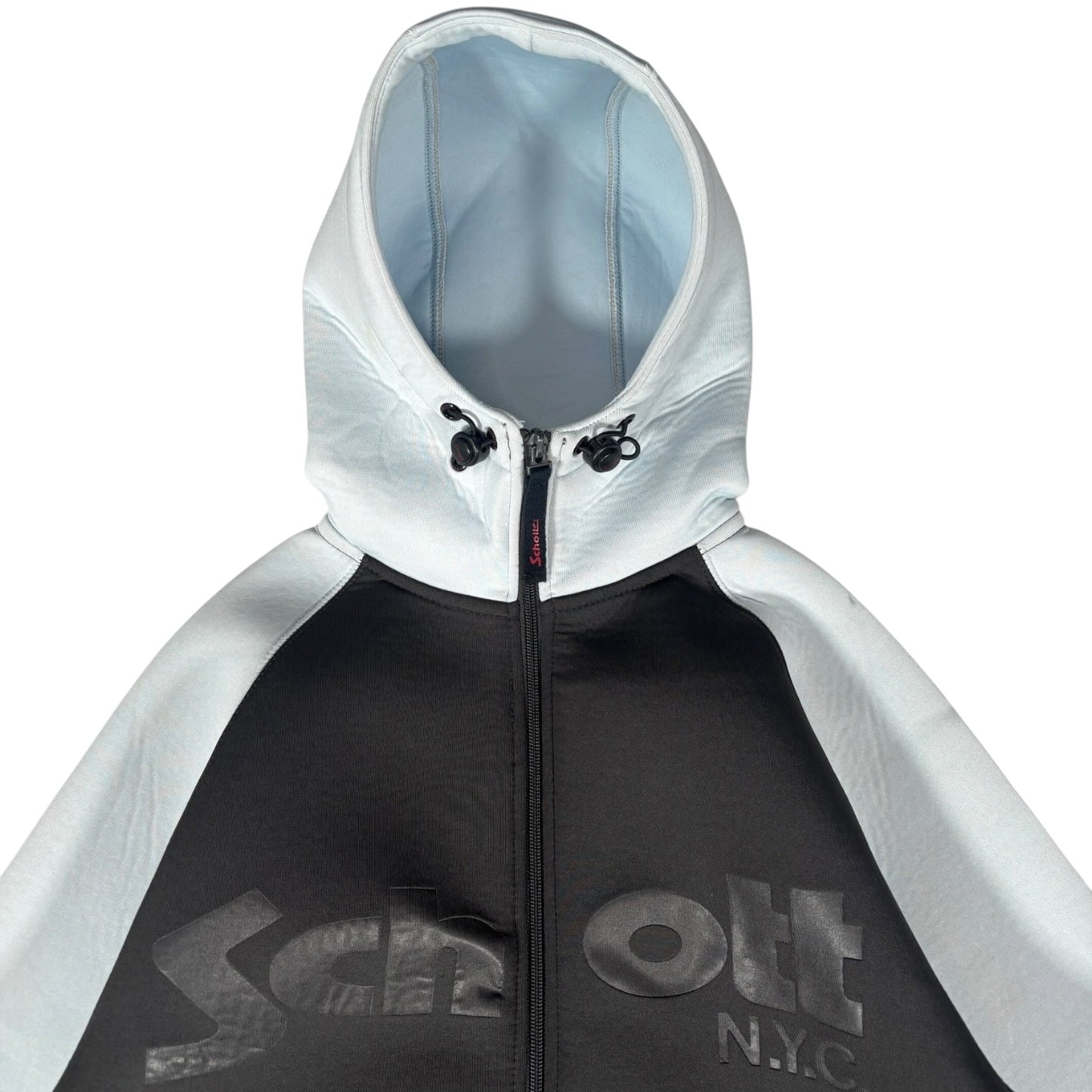 Schott 00’s Neoprene Full Zip Hoodie S