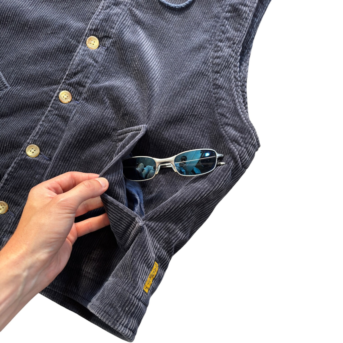 Armani Jeans 90’s Quilted Corduroy Vest Jacket S