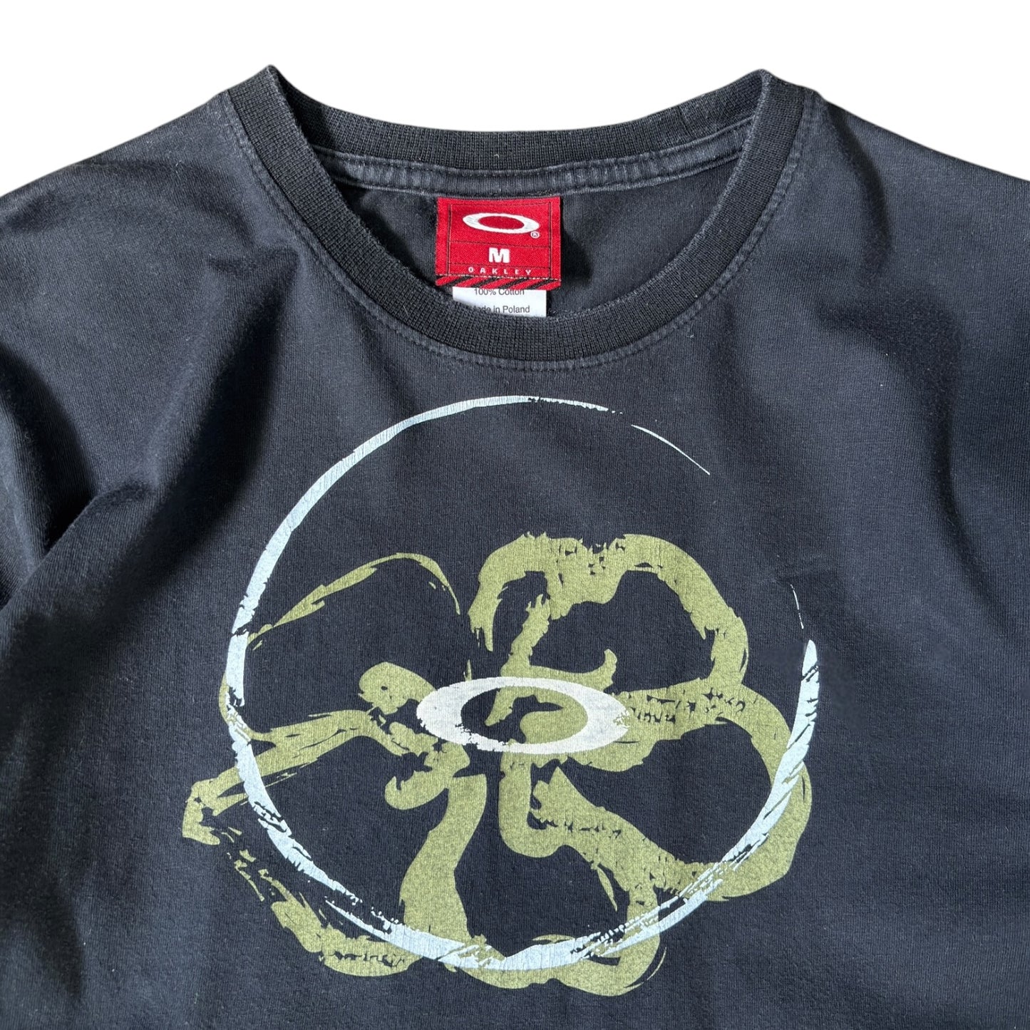Oakley 00's Flower Graphic Long Sleeve Top UK 8/10