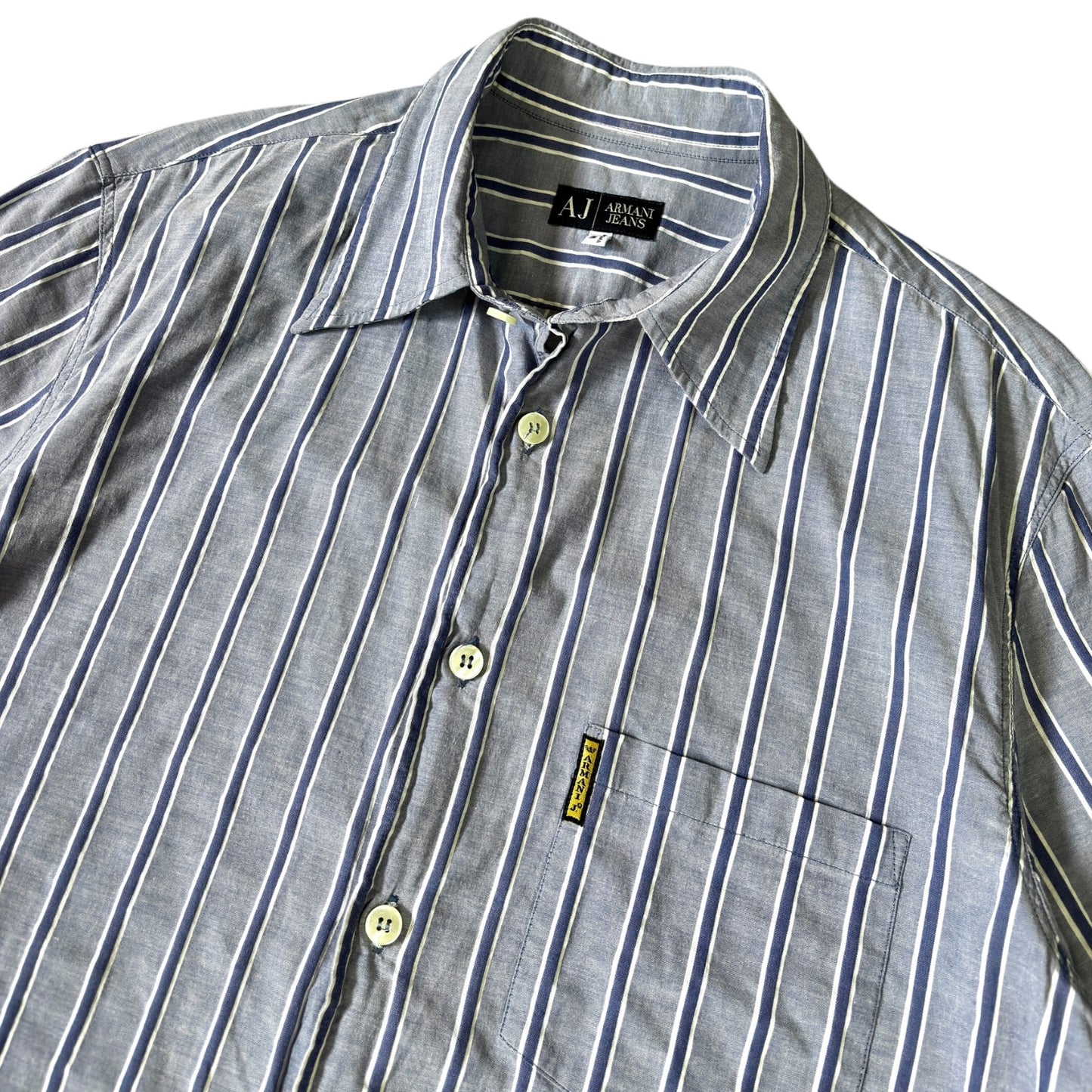 Armani Jeans 00’s Hemp Short Sleeve Shirt M