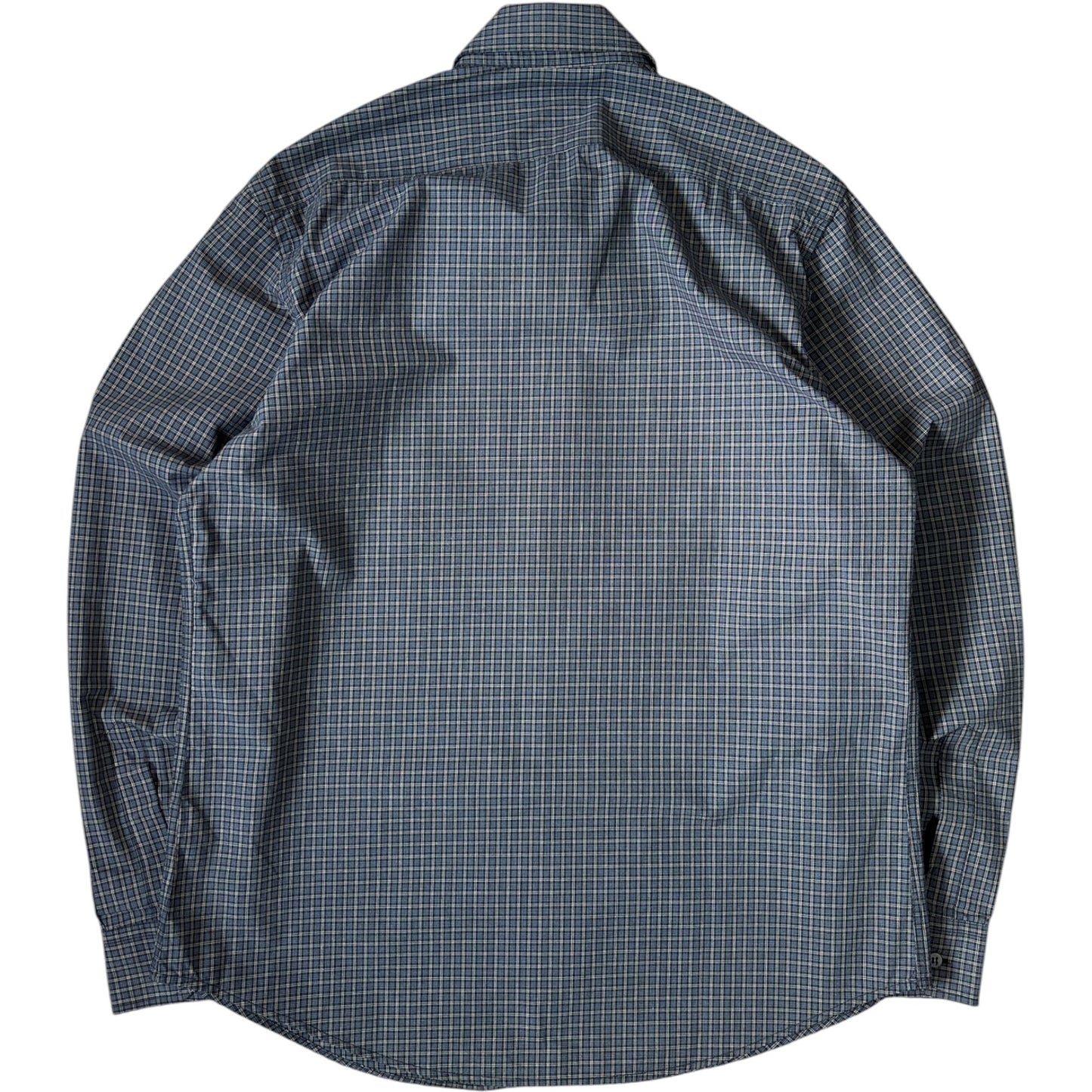 Armani Jeans 00’s Checkered Long Sleeve Shirt M