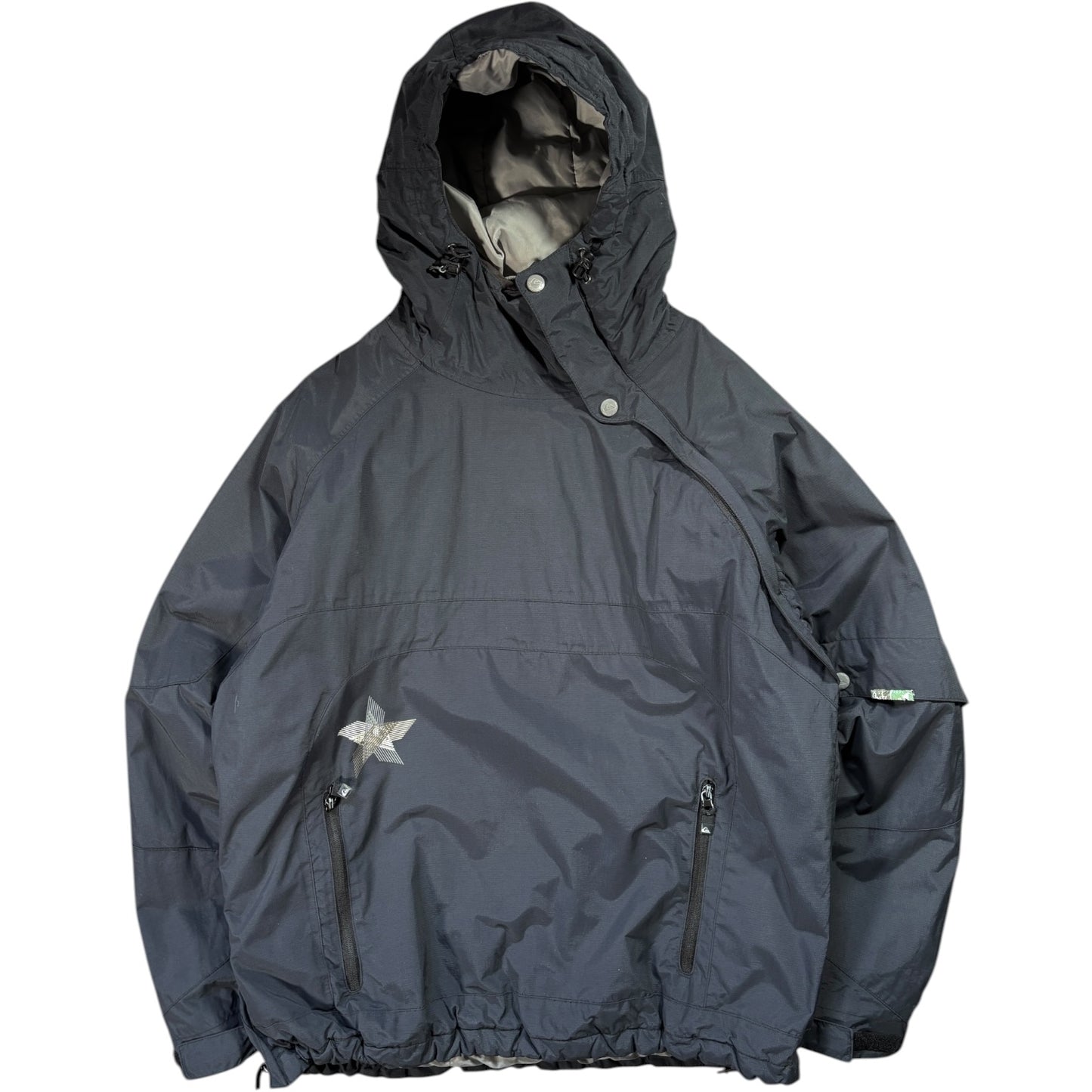 Quiksilver 00’s 'Compass' Asymmetric Zip Jacket M