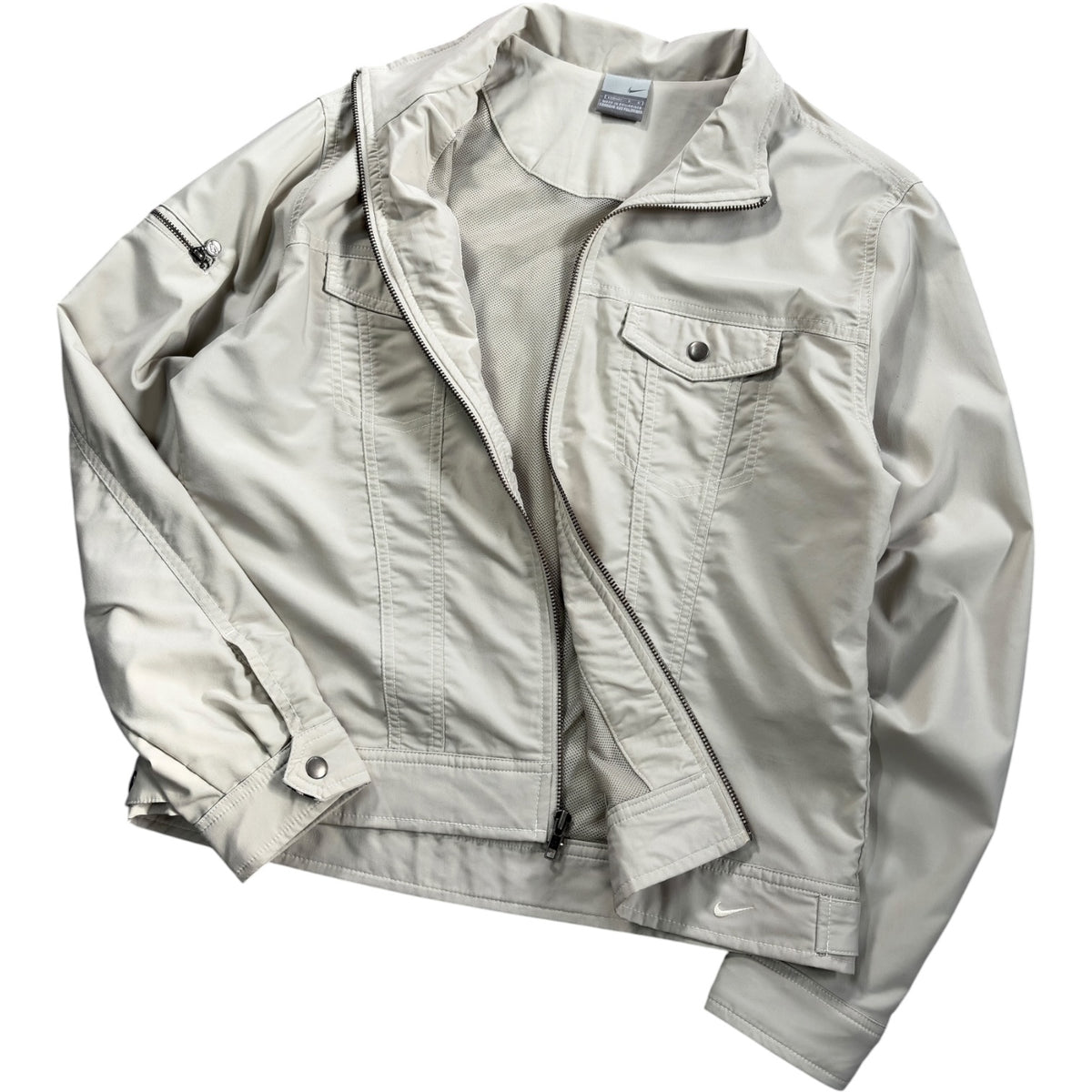 Nike 00’s Contrast Stitch Cropped Jacket S