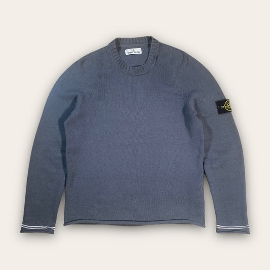 Stone Island Ribbed Collar Jumper L