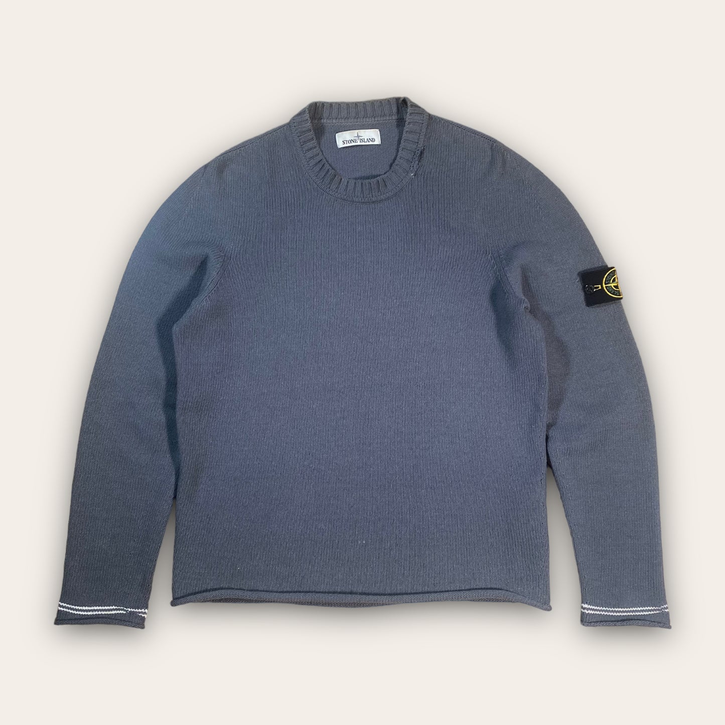 Stone Island Ribbed Collar Jumper L