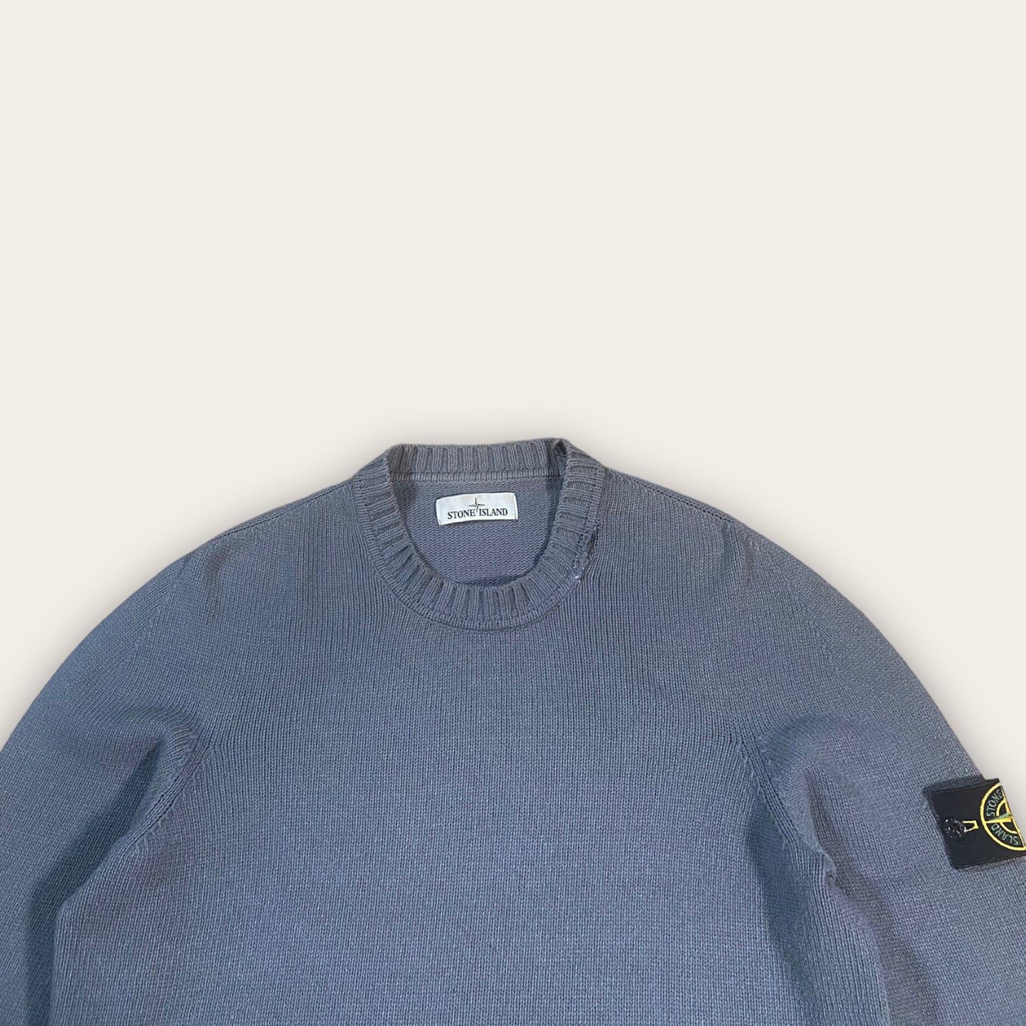 Stone Island Ribbed Collar Jumper L